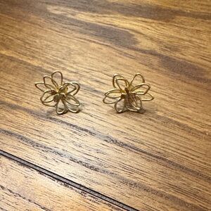 Gorjana Gold Floral Earrings